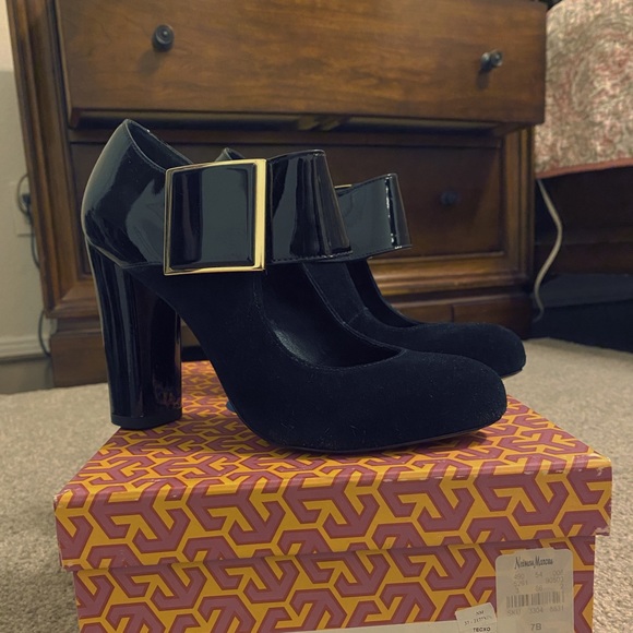 Tory Burch Buckle Heels - Picture 2 of 3